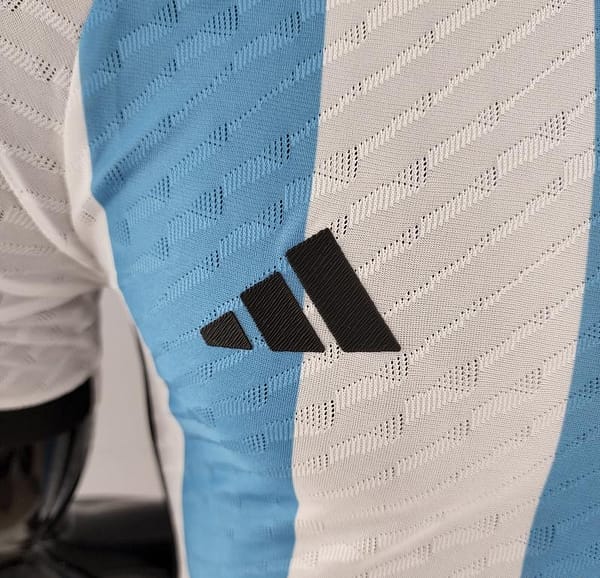 Player Version 3 Stars 2022 Argentina Home Jersey With World Cup Champion Patches - Image 7