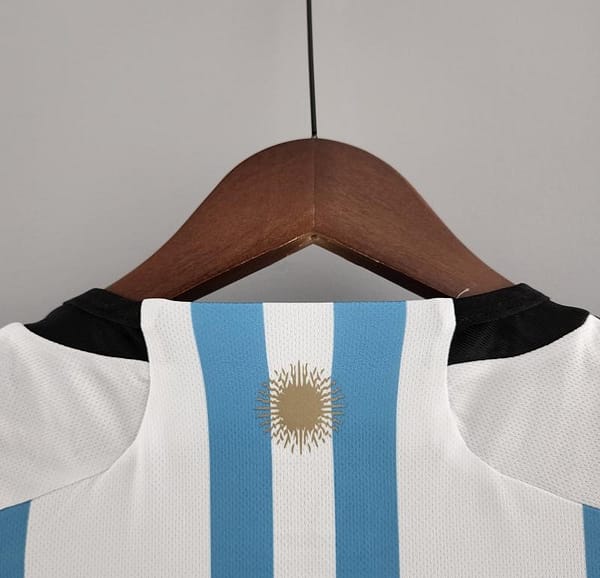 3 Stars Argentina Home Final Match Jersey - Image 3