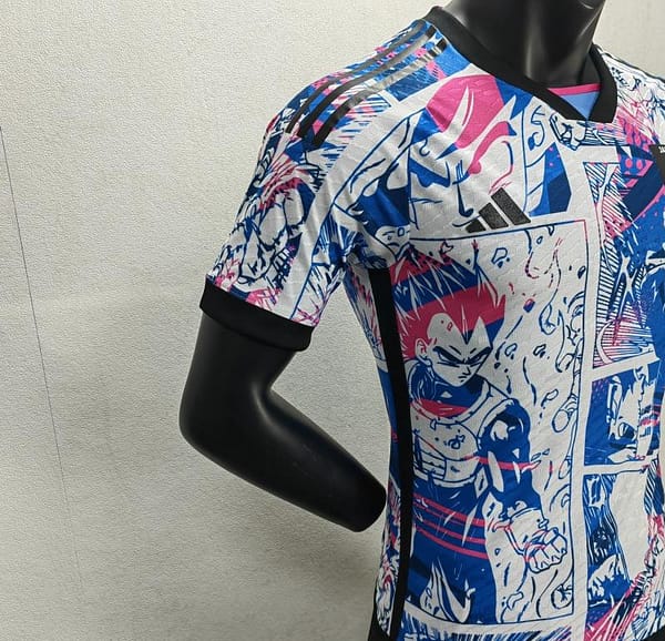 Player Version 2022 Japan X Dragon Ball Special Edition Soccer Jersey - Image 9