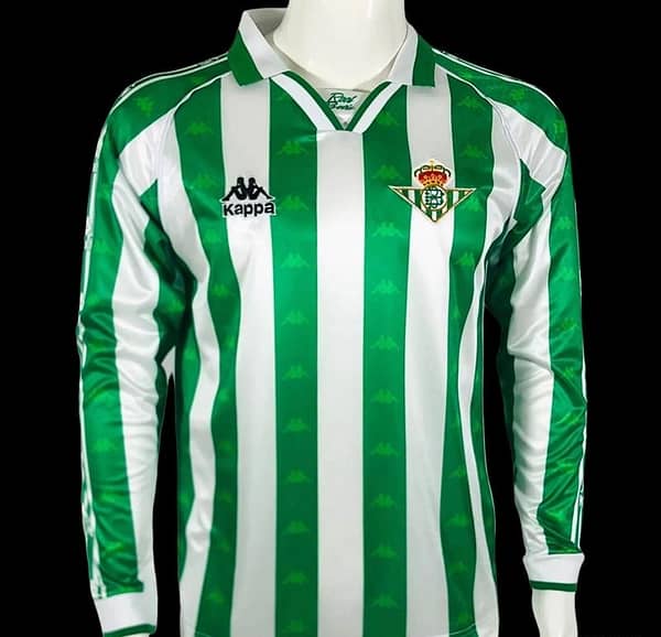 Retro 95/96 Real Betis Home Long Sleeve Jersey