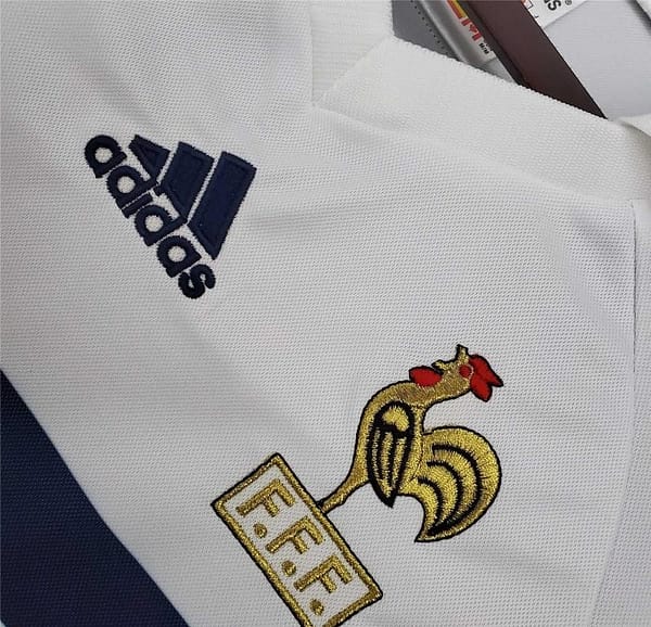 Retro 1998 France Away White Soccer Jersey - Image 14
