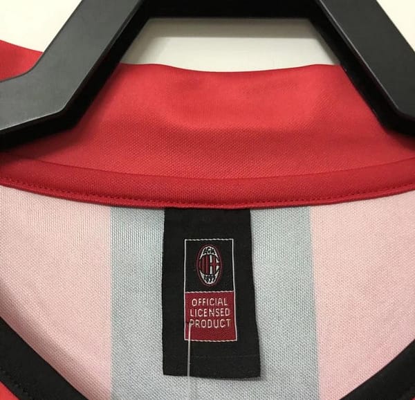 Retro 88/89AC Milan Home Soccer Jersey - Image 3