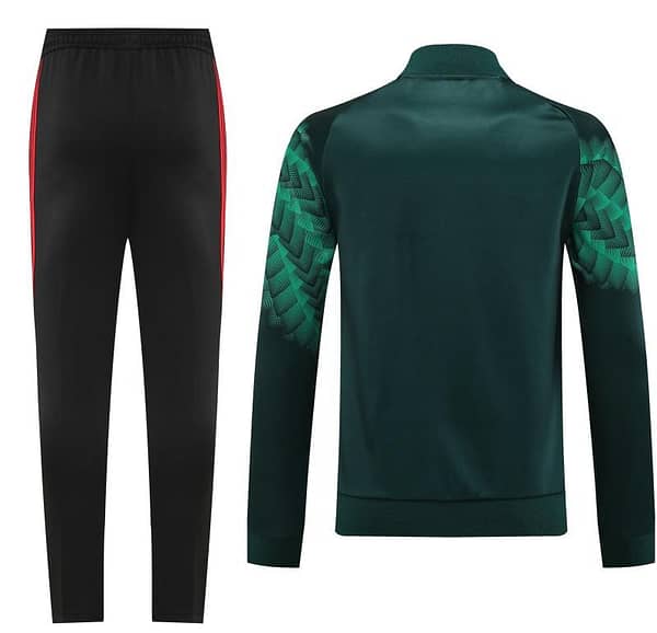 2022 Mexico Dark Green Full Zipper Tracksuit - Image 9