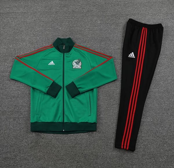 2022 Mexico Green Full Zipper Tracksuit - Image 12