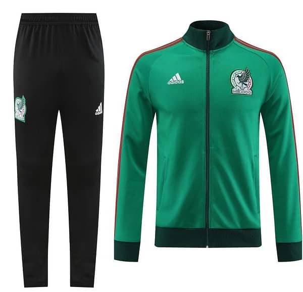 2022 Mexico Green Full Zipper Tracksuit - Image 20