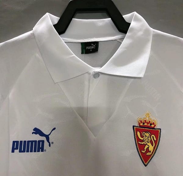 Retro 94/95 Zaragoza Home Soccer Jersey - Image 5