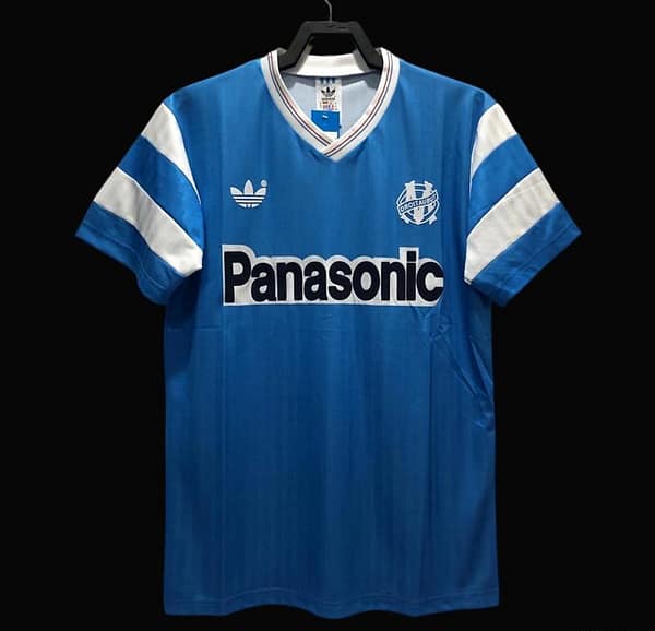 Retro 90/91 Olympique Marseille Away Soccer Jersey