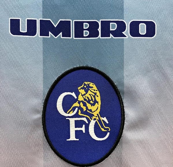 Retro 95/97 Chelsea Away Yellow Soccer Jersey - Image 6