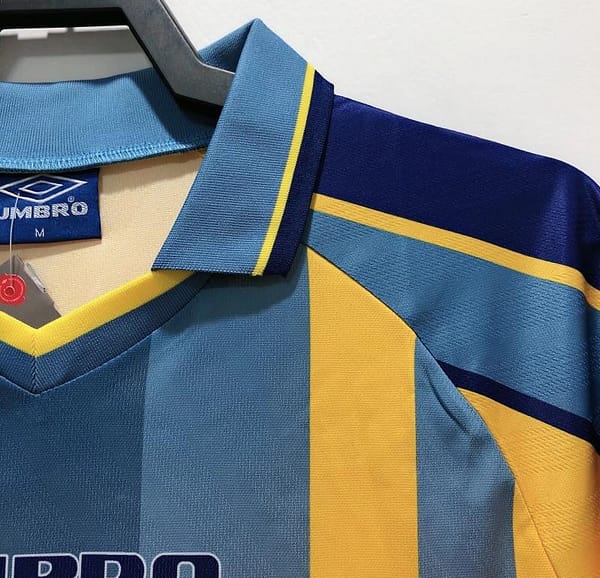 Retro 95/97 Chelsea Away Yellow Soccer Jersey - Image 8