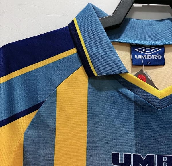 Retro 95/97 Chelsea Away Yellow Soccer Jersey - Image 9