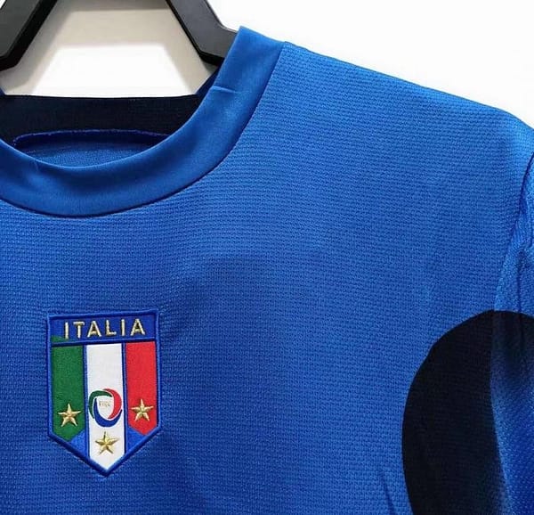 Retro 2006 Italy Home Soccer Jersey - Image 6