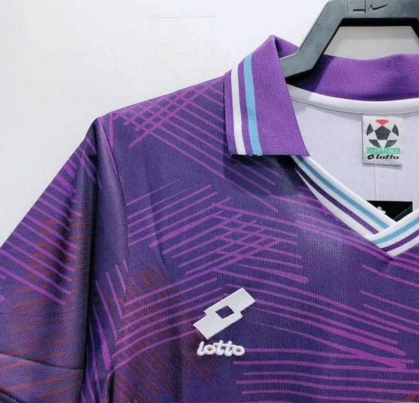 Retro 92/93 Fiorentina Home Soccer Jersey - Image 7