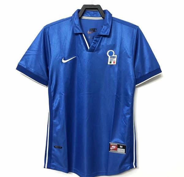 Retro 1998 Italy Home Soccer Jersey