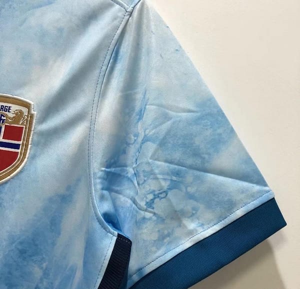 Retro 2021 Norway Away Soccer Jersey - Image 6