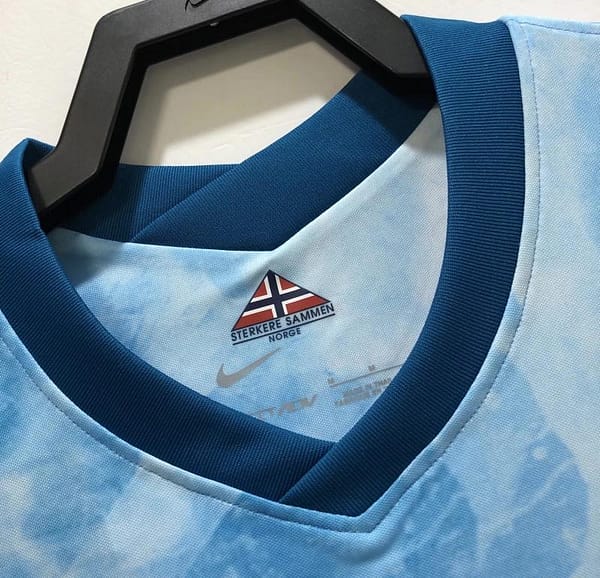 Retro 2021 Norway Away Soccer Jersey - Image 8