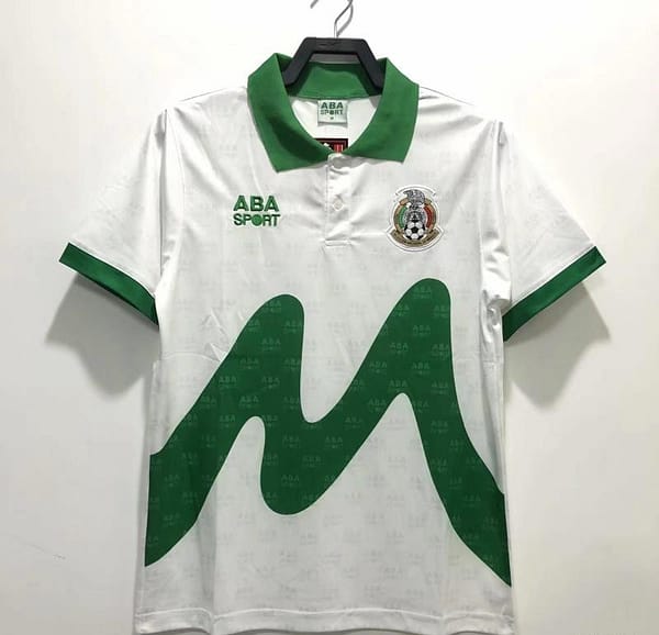 Retro 1995 Mexico Away White Soccer Jersey