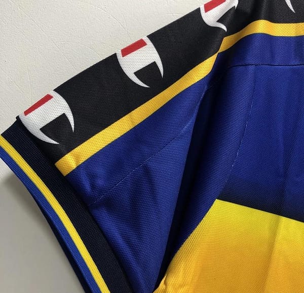 Retro 01/02 Parma Home Soccer Jersey - Image 2