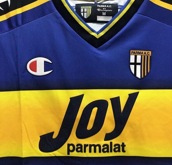 Retro 01/02 Parma Home Soccer Jersey - Image 7
