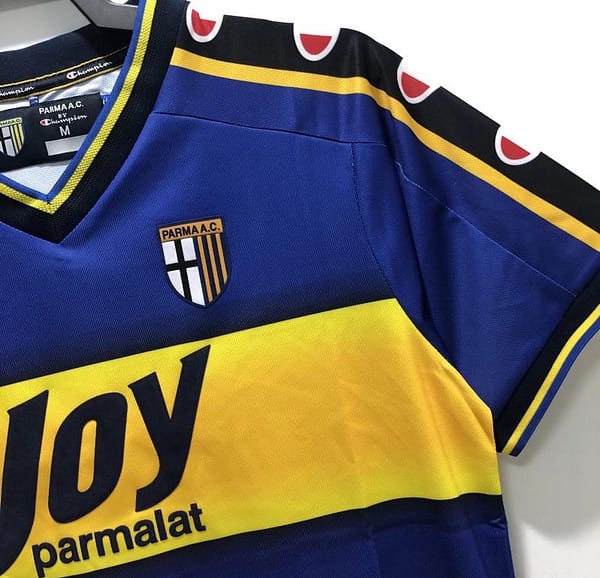 Retro 01/02 Parma Home Soccer Jersey - Image 8