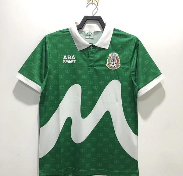 Retro 1995 Mexico Home Soccer Jersey