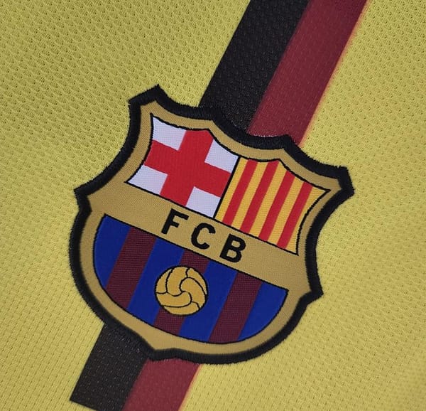 Retro 08/09 Long Sleeve Barcelona Away Soccer Jersey - Image 9