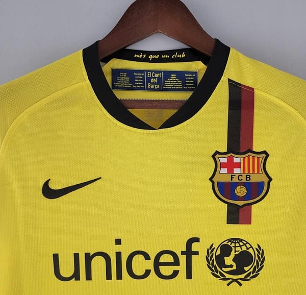 Retro 08/09 Long Sleeve Barcelona Away Soccer Jersey - Image 10