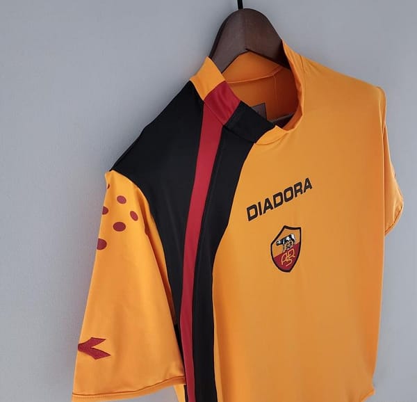 Retro 05/06 Roma Home Soccer Jersey - Image 6