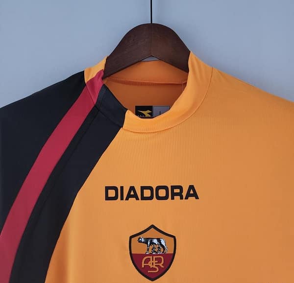 Retro 05/06 Roma Home Soccer Jersey - Image 9