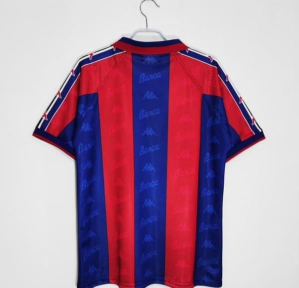 Retro 1995/97 Barcelona Home Soccer Jersey - Image 12