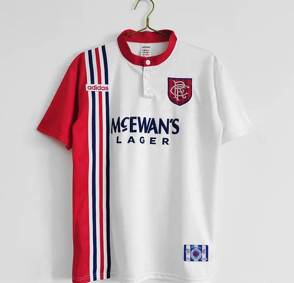 Retro 1996/97 Rangers Away Soccer Jersey