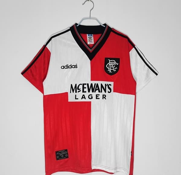 Retro 1995/96 Rangers Away Soccer Jersey