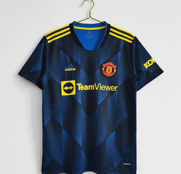 Retro 21/22 Manchester United Third Soccer Jersey