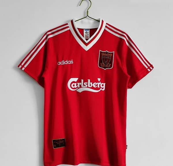 Retro 1995/96 Liverpool Home Soccer Jersey
