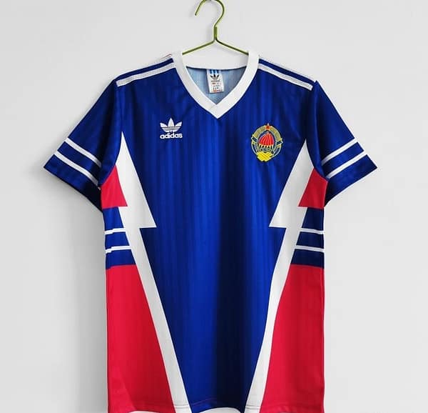 Retro 1990 Yugoslavia Home Soccer Jersey