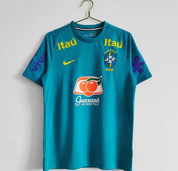 Retro 2021 Brazil Blue Training Jersey