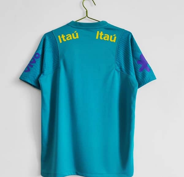 Retro 2021 Brazil Blue Training Jersey - Image 11