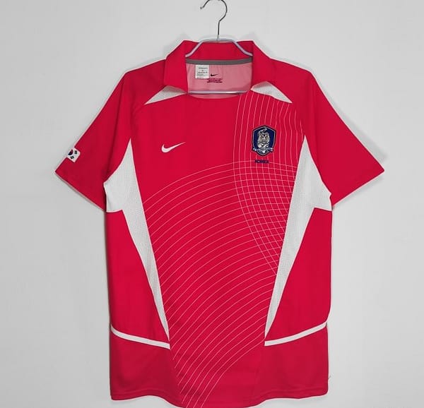 Retro 2002 Korea Home Soccer Jersey