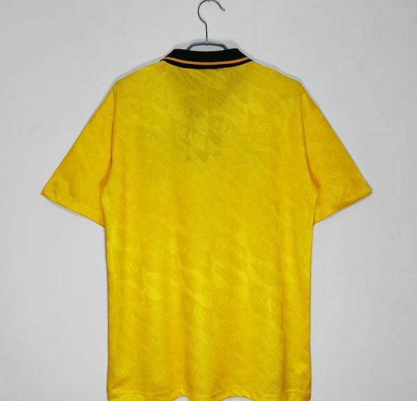 Retro 1991/93 Brazil Home Soccer Jersey - Image 11