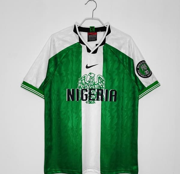 Retro 1996 Nigeria Home Soccer Jersey
