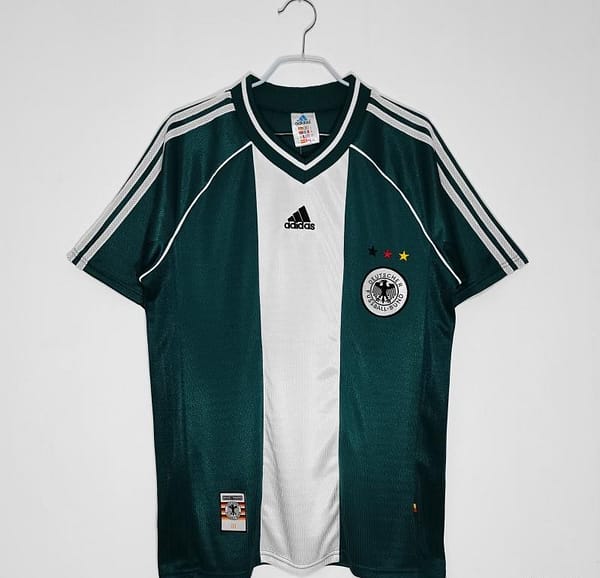 Retro 1998 Germany Away Soccer Jersey