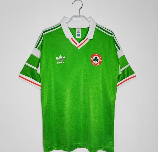 Retro 1988/90 Ireland Home Soccer Jersey