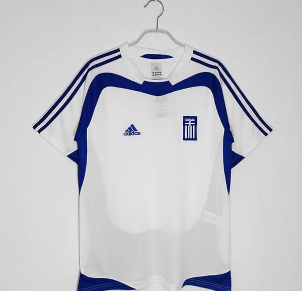 Retro 2004 Greece Away Soccer Jersey