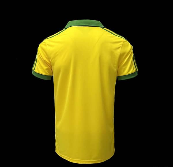 Retro 1978 Brazil Home Soccer Jersey - Image 9
