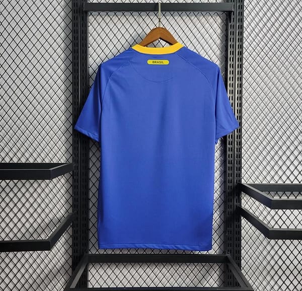 Retro 2010 Brazil Away Soccer Jersey - Image 10