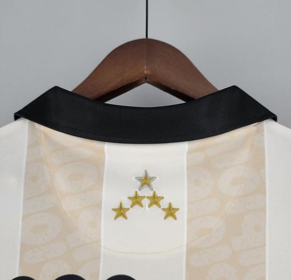 Retro 2010 Corinthians 100th Anniversary Beige Jersey - Image 3