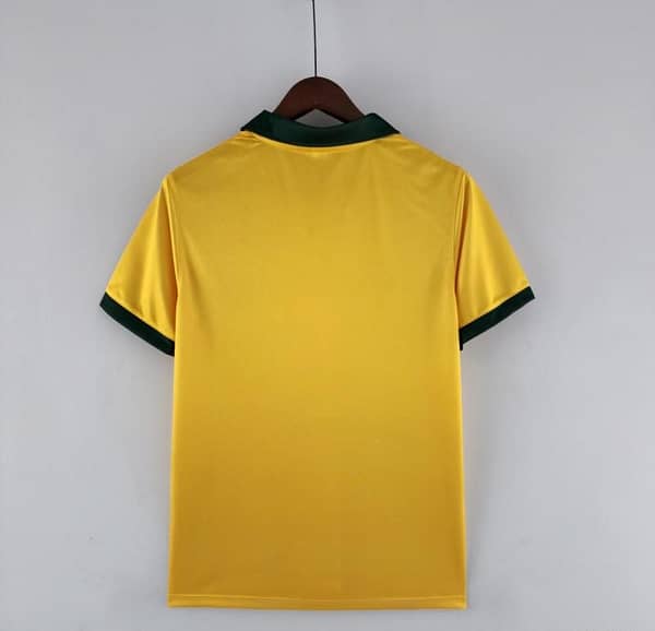 Retro 1988 Brazil Home Soccer Jersey - Image 2