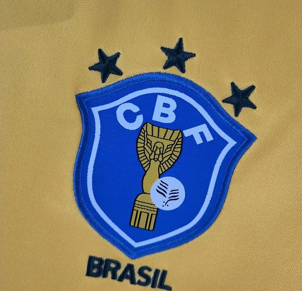 Retro 1988 Brazil Home Soccer Jersey - Image 7