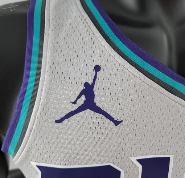 2019 Ball #1 Charlotte Hornets Grey NBA Jersey - Image 6