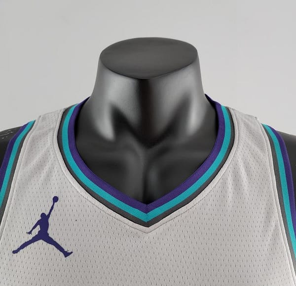 2019 Ball#2 Charlotte Hornets Grey NBA Jersey - Image 6