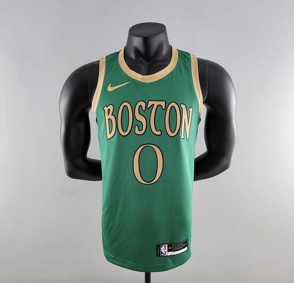 2020 Tatum #0 Boston Celtics City Edition Green NBA Jersey